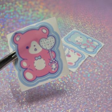 kinky bear sticker set