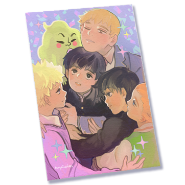 MP100 fanart postcard print