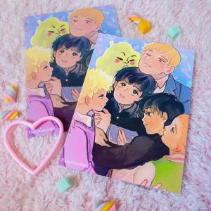 MP100 fanart postcard print