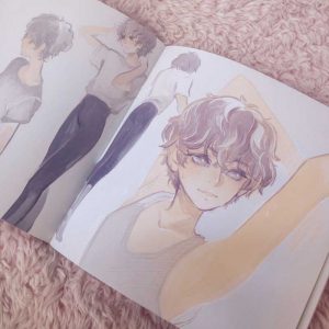 illustration compilation of persona 5 amamiya ren dancing ballet
