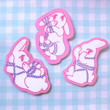 shibari buns sticker