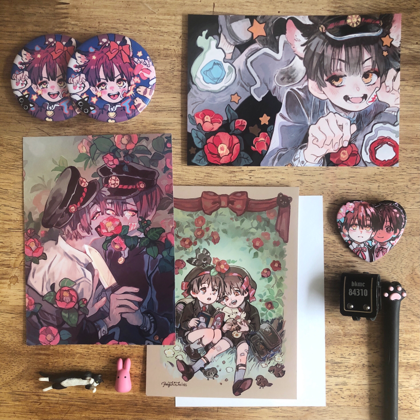 Hanako kun Fanart Print