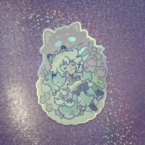 Genshin Impact Merch Sticker Razor