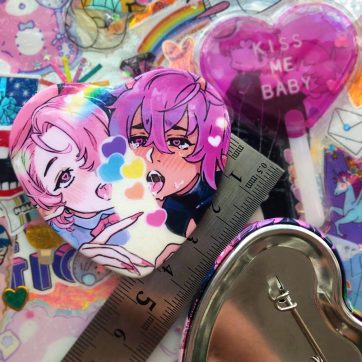 NU Carnival Button