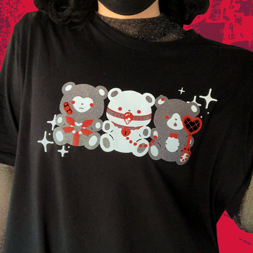 Kinky Bear Tee Terror