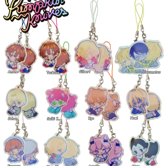 anime bl charms small keychains