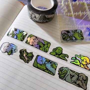 Cash Only Clear Washi Tape