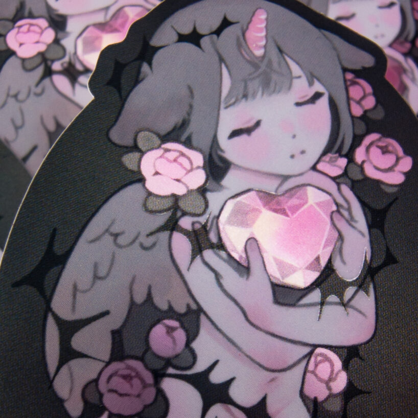 Angel sticker – Pumpkinknives