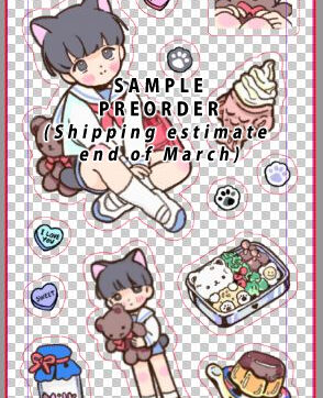 -Preorder- Neko Chan Sticker Sheet