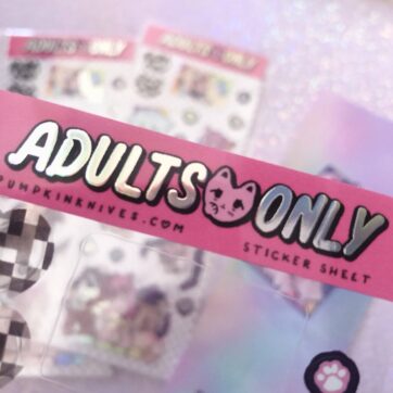 R18 Adults Only  Sticker Sheet